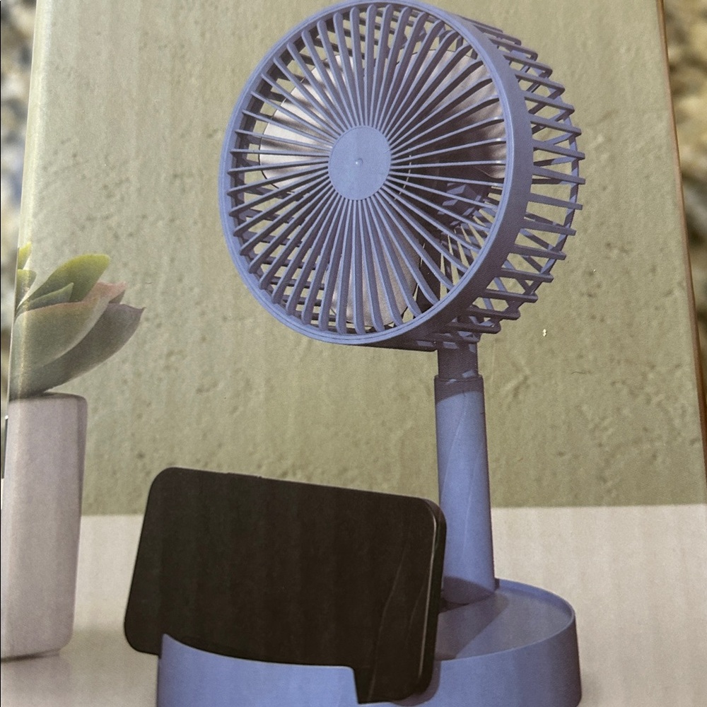 Portable Desktop Fan with Foldable Design
